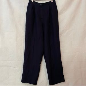 CASUAL CORNER ANNEX Women Navy Blue trouser Dress pant 10S